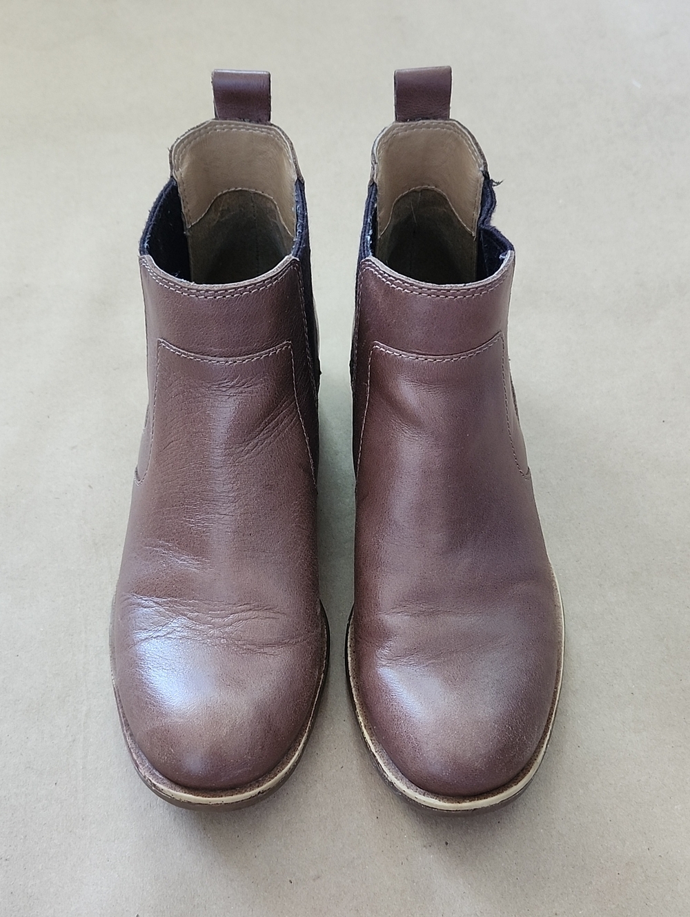 Sofft Brown Leather Chelsea Ankle Boots- Lightly Used.